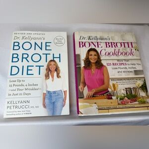 Bone Broth Diet & Bone Broth Cookbook Set Paperback and Hardback Cookbook